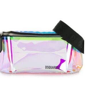 DSquared2 transparent Iridescent belt Bag. NWT